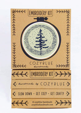 moonlight pine embroidery kit