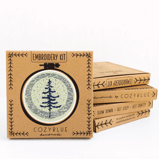 moonlight pine embroidery kit