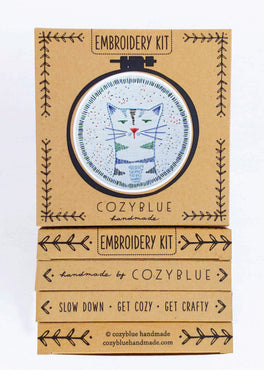 nigel nine lives embroidery kit