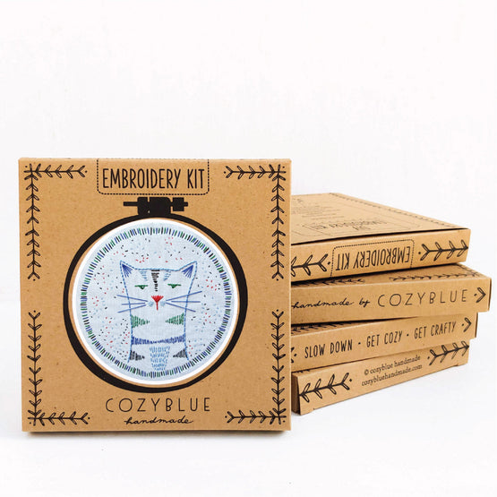 nigel nine lives embroidery kit