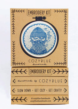 sea captain embroidery kit