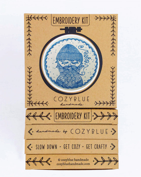 sea captain embroidery kit