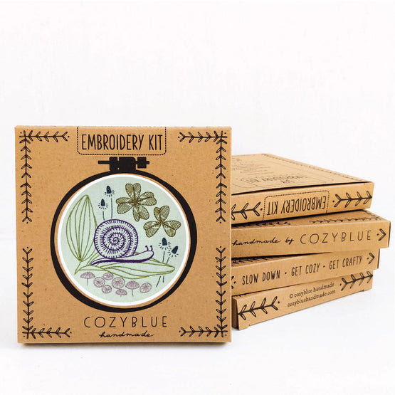 slow + steady embroidery kit