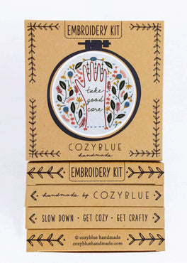 take good care embroidery kit