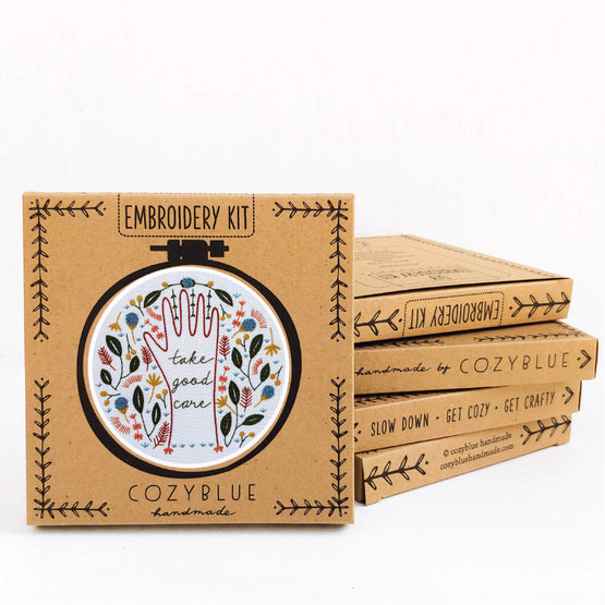 take good care embroidery kit