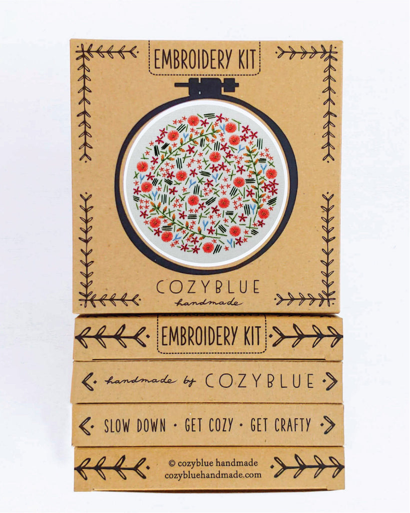 Mindful Embroidery Kit - Wildflower Meadow