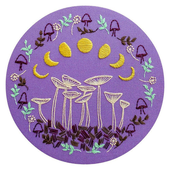 fairy ring pre-printed fabric embroidery pattern