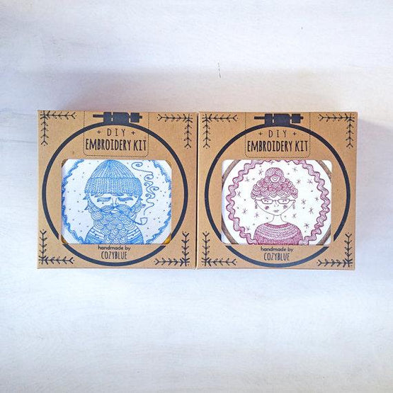 sea captain embroidery kit