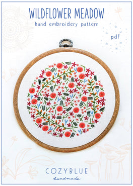 wildflower meadow PDF pattern