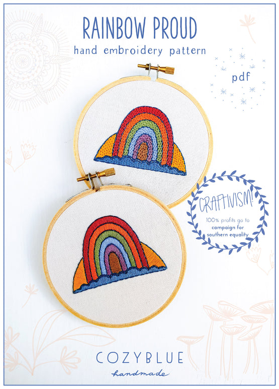 rainbow proud PDF pattern