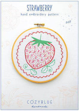 strawberry PDF pattern