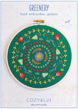 greenery PDF pattern