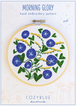 morning glory PDF pattern