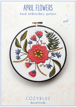 april flowers PDF pattern