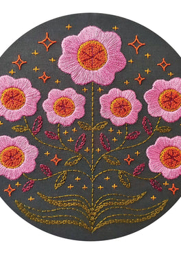enchanted pre-printed fabric embroidery pattern