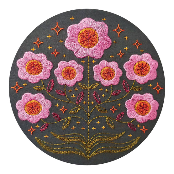 enchanted pre-printed fabric embroidery pattern