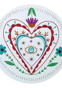 envision pre-printed fabric embroidery pattern
