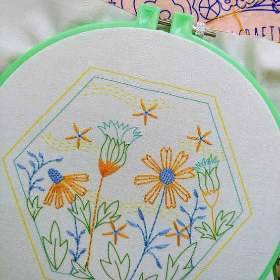 summer breeze embroidery kit