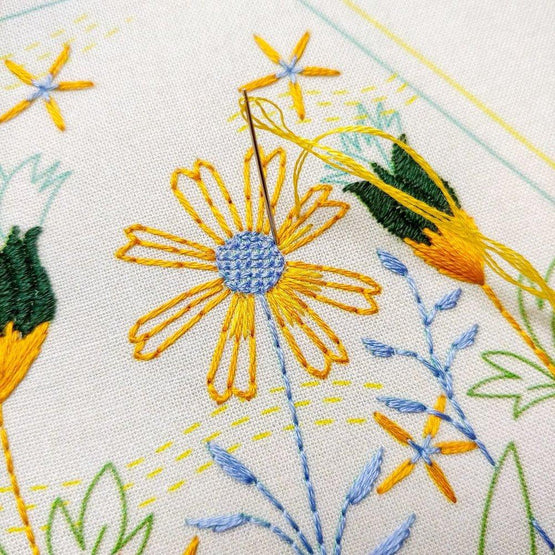 summer breeze embroidery kit