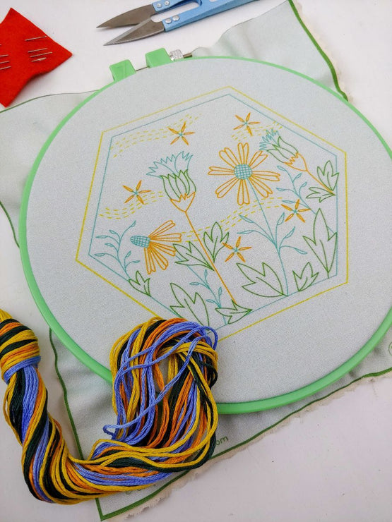 summer breeze embroidery kit