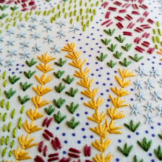 evening walk embroidery kit