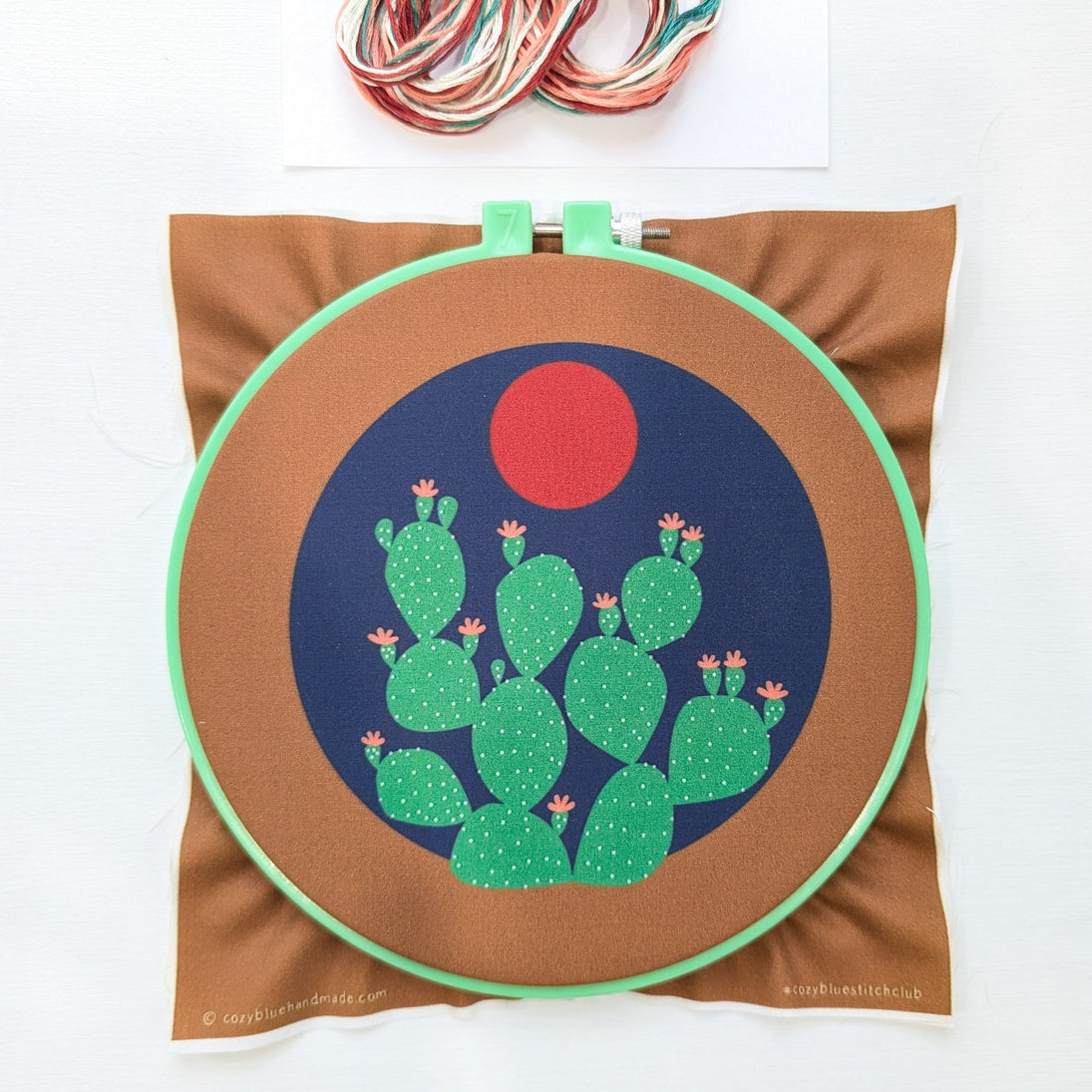 stitch club :: 4/2026 :: prickly pear