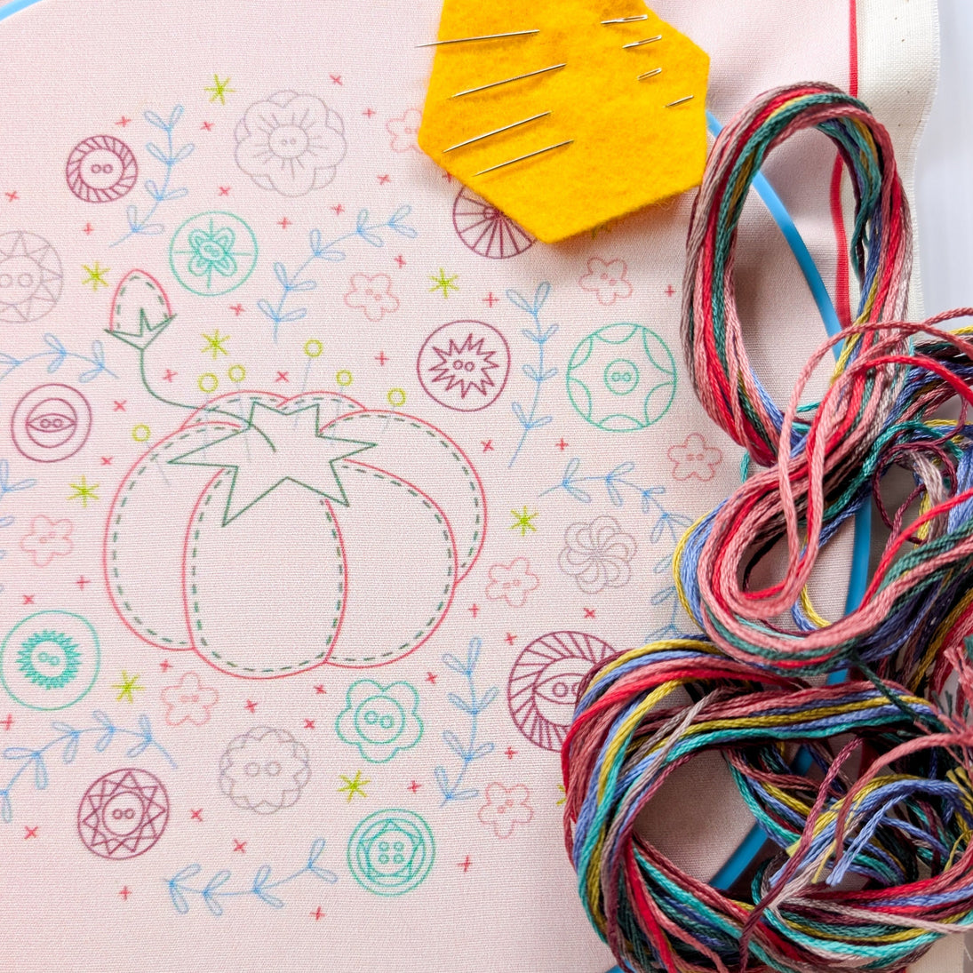stitch club :: 7/2026 :: button garden