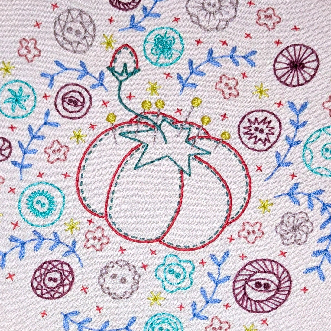stitch club :: 7/2026 :: button garden