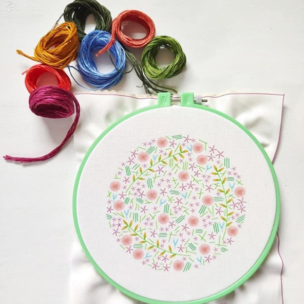 stitch club :: 3/2019 :: wildflower meadow