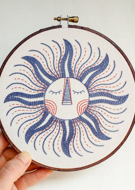 super special VERY limited stock :: sun king :: fabric + floss pack