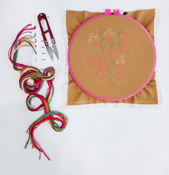 morning glow embroidery kit