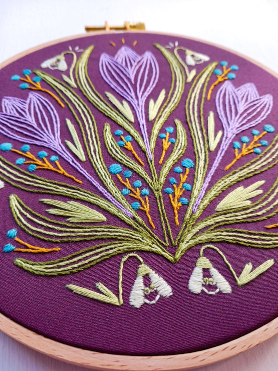 early bloomer embroidery kit