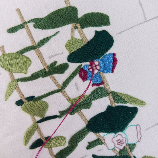 eucalyptus embroidery kit