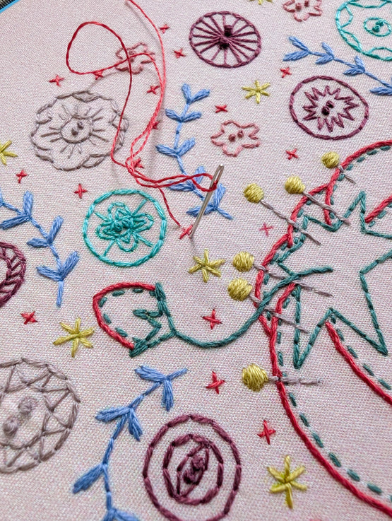 button garden PDF pattern