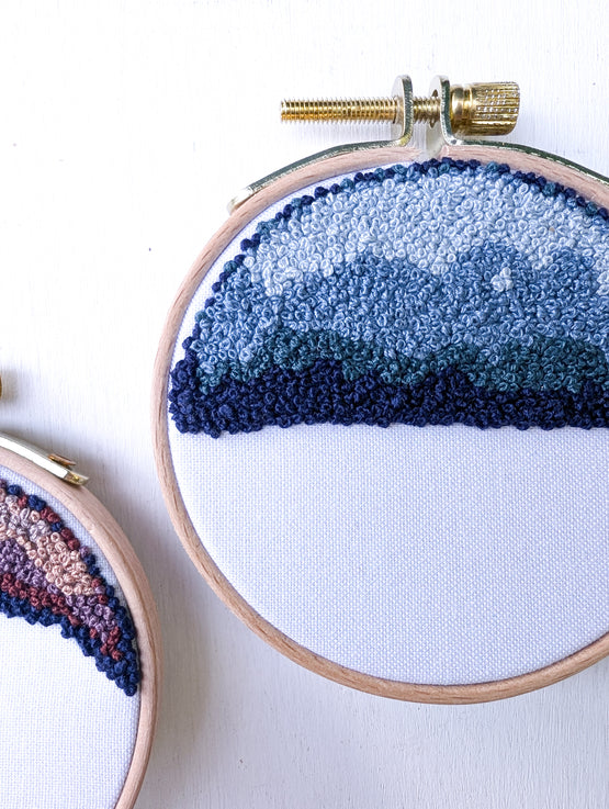 moon phase embroidery set