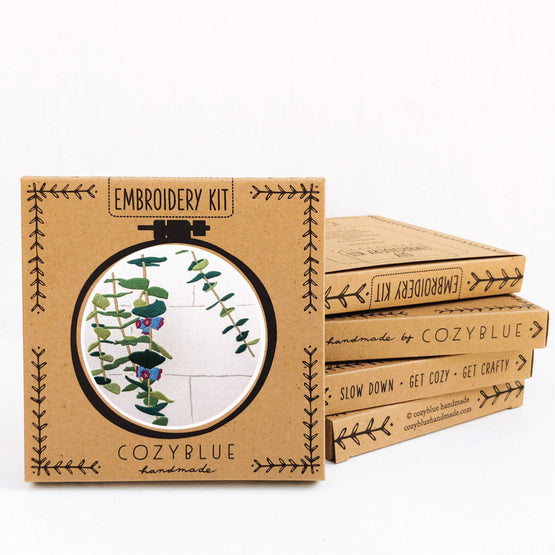 eucalyptus embroidery kit