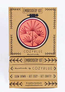 lady palm embroidery kit