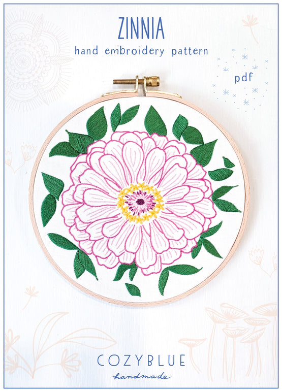 zinnia PDF pattern