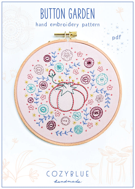 button garden PDF pattern