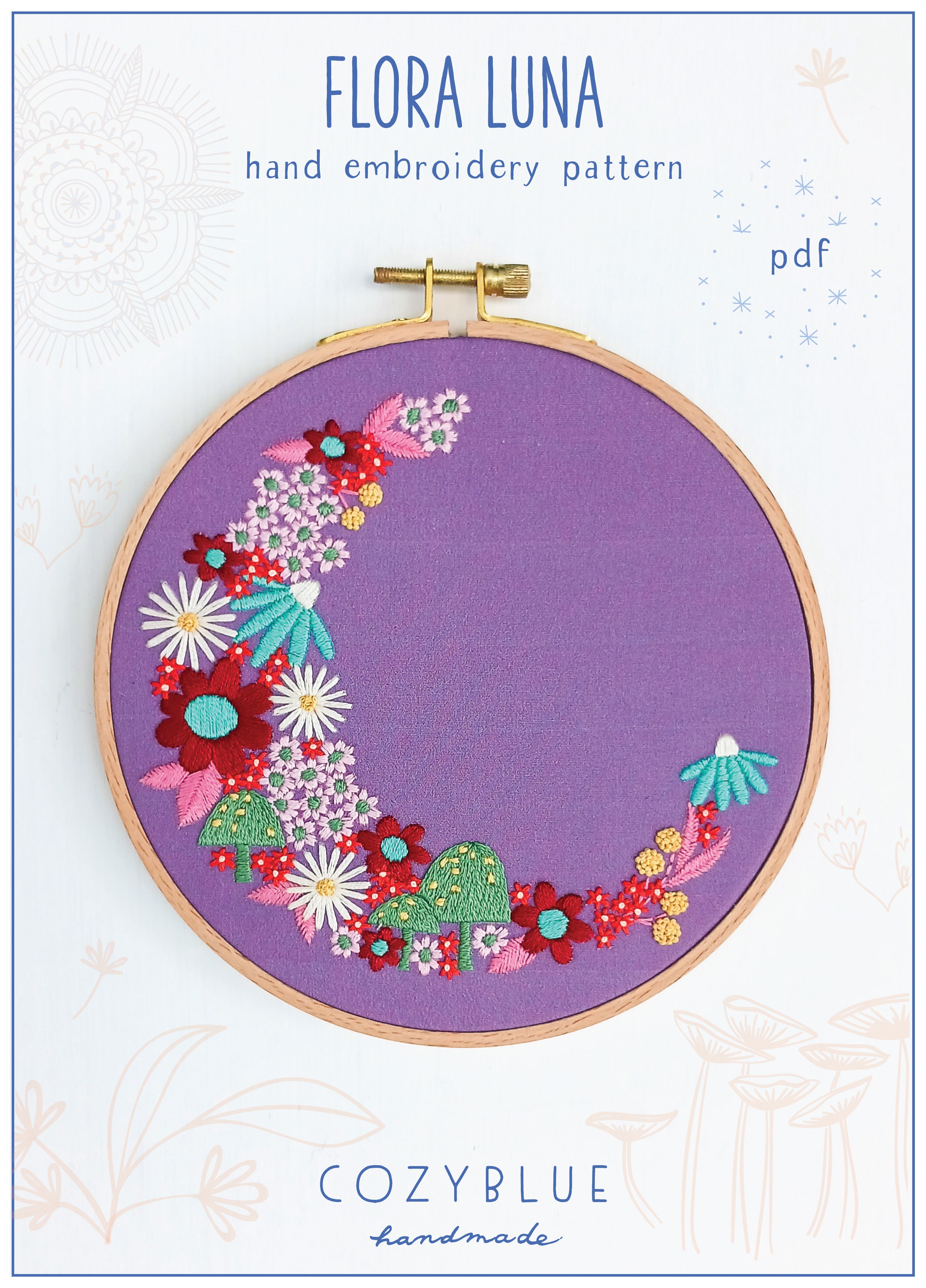 flora luna PDF pattern – cozyblue