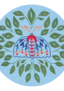 mystify pre-printed fabric embroidery pattern