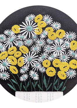 the more the merrier pre-printed fabric embroidery pattern