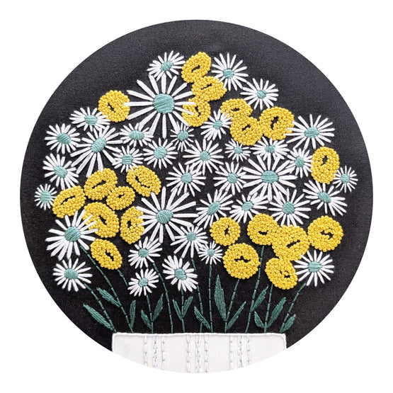 the more the merrier pre-printed fabric embroidery pattern