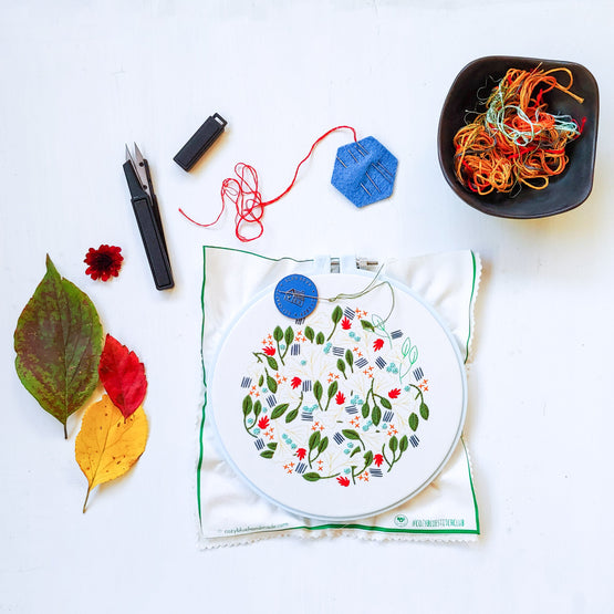 forest floor embroidery kit [last chance!]