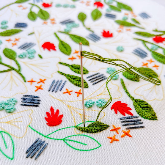 forest floor embroidery kit [last chance!]