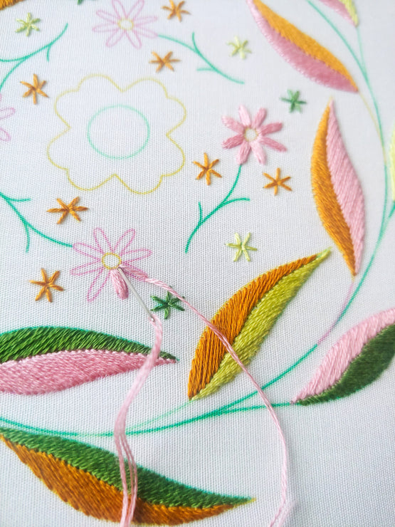 mellow mood embroidery kit