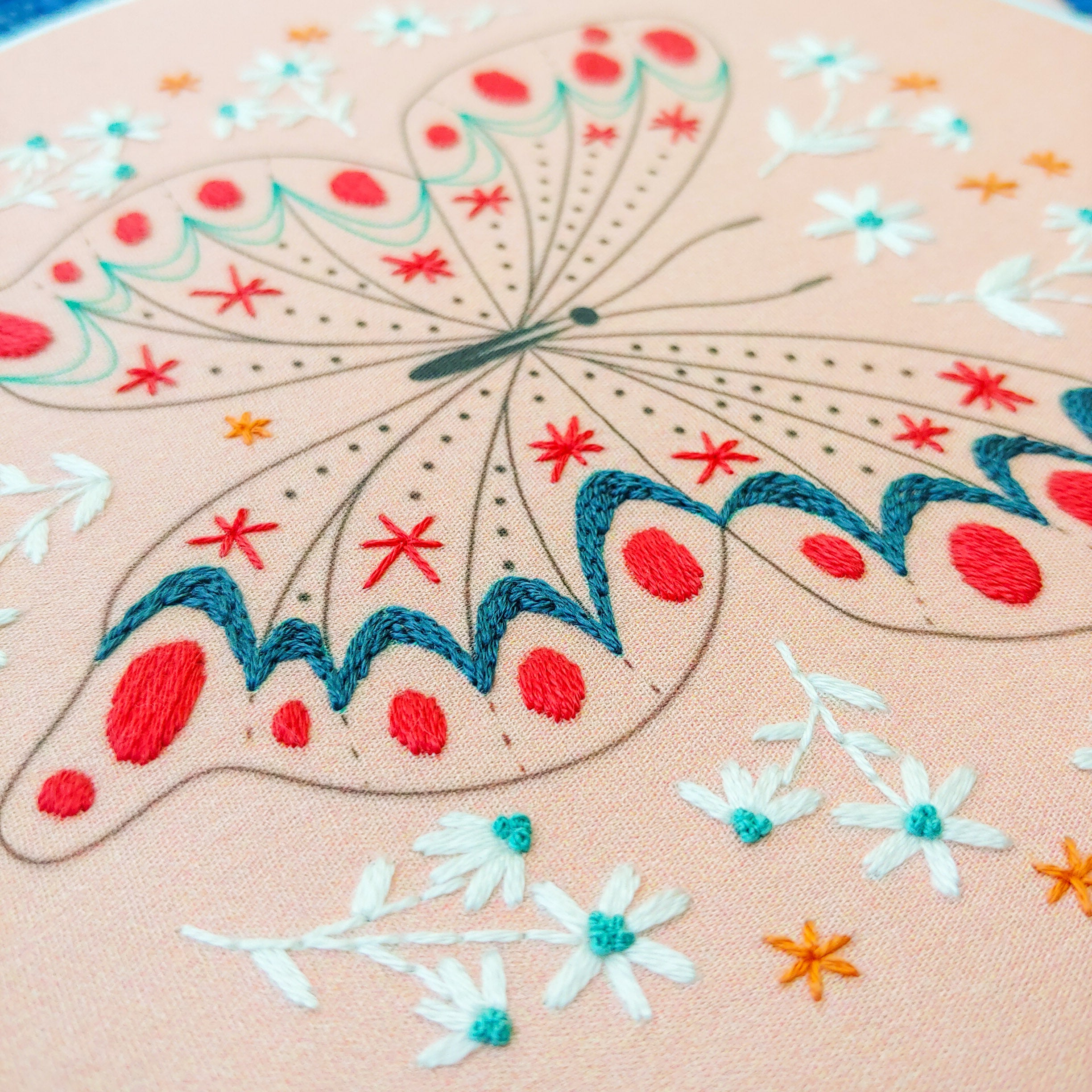 Pink Butterfly Pdf butterfly PDF pattern – cozyblue