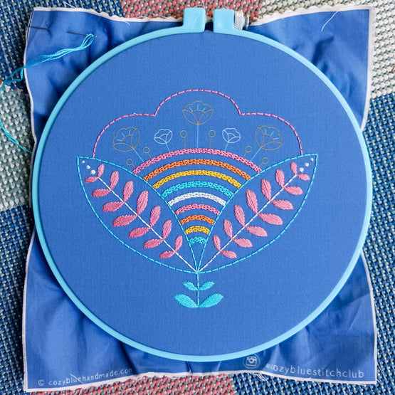 weekend picnic embroidery kit [last chance!]