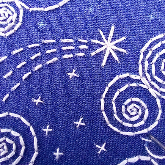 night sky PDF embroidery pattern