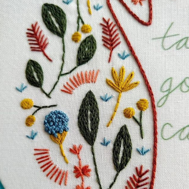 take good care embroidery kit